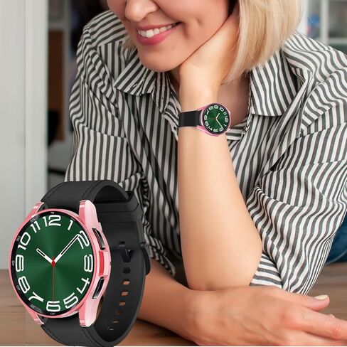 Wugongyan Case Compatible with Samsung Galaxy Watch 6 Classic 43mm 47mm Soft TPU Slim Cover Protective Bumper for Galaxy Watch 6 Classic 43mm Smartwatch Accessories(10 Colors, 43mm) in Kuwait