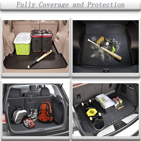 CX-5 Cargo Liners - Compatible with Mazda CX5 2017-2021 2022，Not for 2022 CX-5 2.5S AWD Premium Package Model,All-Weather Rear Trunk Tray Cargo Mats,3D Tech Waterproof Durable Odorless TPO Accessories in Saudi Arabia