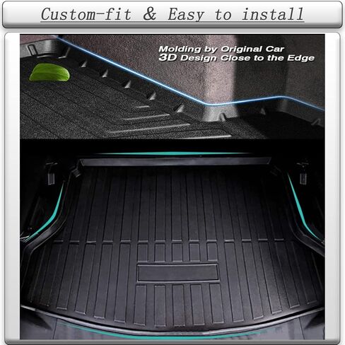CX-5 Cargo Liners - Compatible with Mazda CX5 2017-2021 2022，Not for 2022 CX-5 2.5S AWD Premium Package Model,All-Weather Rear Trunk Tray Cargo Mats,3D Tech Waterproof Durable Odorless TPO Accessories in Saudi Arabia