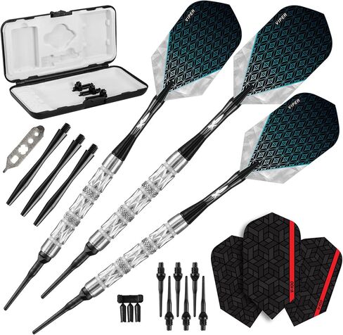 Viper Diamond 90% Tungsten Soft Tip Darts with Storage/Travel Case in Kuwait
