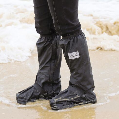 R2Depot Waterproof Shoe Covers Reusable for Men Women, Rain Snow Shoe Covers, Non Slip Shoe Protector in Saudi Arabia