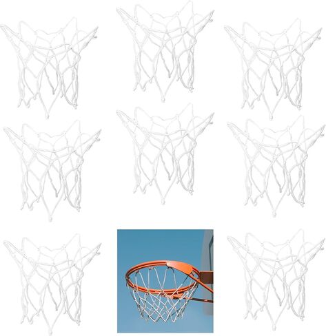 فراميندينو، 8 قطع من شبكة كرة السلة الصغيرة البديلة 8 حلقات صغيرة لكرة السلة للرياضة in Kuwait