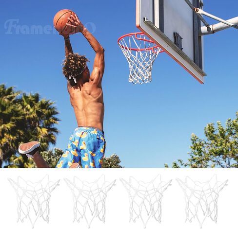 فراميندينو، 8 قطع من شبكة كرة السلة الصغيرة البديلة 8 حلقات صغيرة لكرة السلة للرياضة in Kuwait