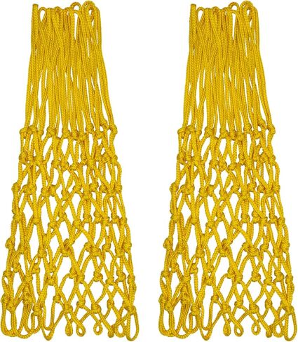 عبوتان من شبكة كرة السلة، 12 حلقة شبكة طوقية لكرة السلة ذات الحجم القياسي، بديلة لشبكة كرة السلة المضادة للسوط لجميع الأحوال الجوية للاستخدام الداخلي والخارجي in Kuwait