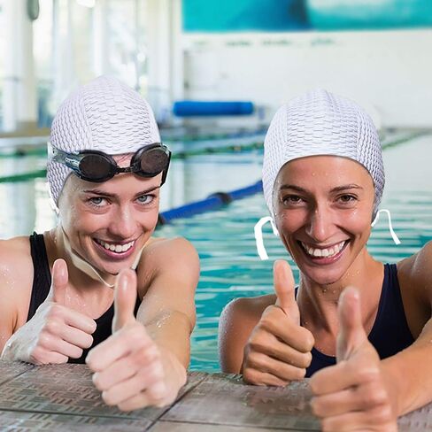 Water Gear Natural Rubber Swim Bubble Cap in Saudi Arabia