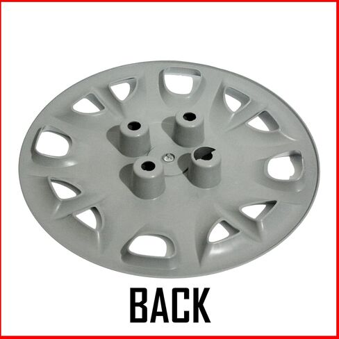 Set of 4 Wheel Cover 14 Inch Silver Bolt-On 4 Bolt Holes Universal Hubcap 3203 in Saudi Arabia