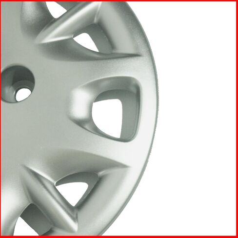 Set of 4 Wheel Cover 14 Inch Silver Bolt-On 4 Bolt Holes Universal Hubcap 3203 in Saudi Arabia