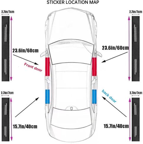4 قطع من أجل Star War Stormtrooper واقي عتبة الباب من ألياف الكربون ملصق عتبة الباب المضاد للأوساخ وغطاء حماية عتبة الباب متوافق مع معظم ملحقات موديلات السيارات in Kuwait