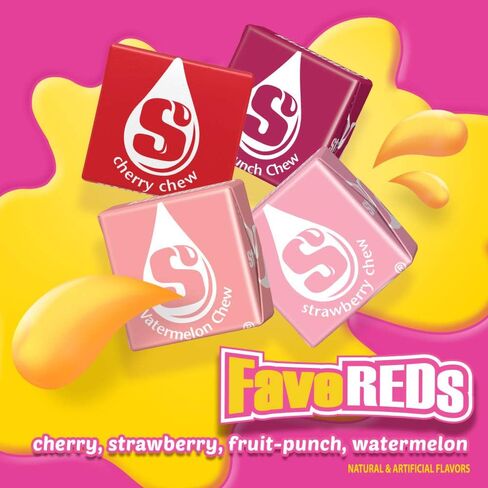 STARBURST FaveREDS حلوى مضغ الفاكهة لعيد الفصح، حجم المشاركة، كيس 15.6 أونصة in Saudi Arabia