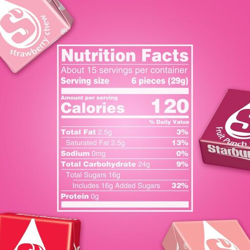 STARBURST FaveREDS حلوى مضغ الفاكهة لعيد الفصح، حجم المشاركة، كيس 15.6 أونصة in Saudi Arabia