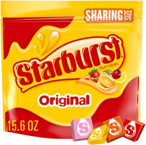 STARBURST FaveREDS حلوى مضغ الفاكهة لعيد الفصح، حجم المشاركة، كيس 15.6 أونصة in Saudi Arabia