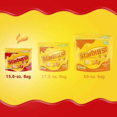 STARBURST FaveREDS حلوى مضغ الفاكهة لعيد الفصح، حجم المشاركة، كيس 15.6 أونصة in Saudi Arabia
