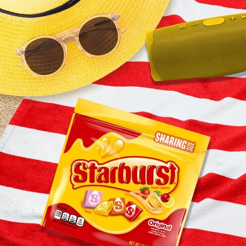 STARBURST FaveREDS حلوى مضغ الفاكهة لعيد الفصح، حجم المشاركة، كيس 15.6 أونصة in Saudi Arabia