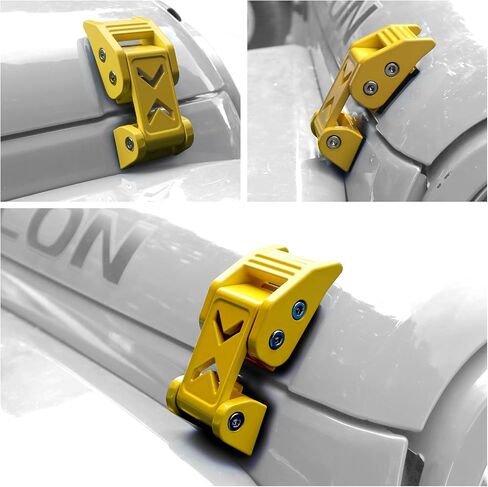 STANVEE Hood Latch Kit Compatible with Jeep Wrangler JK JKU 2007-2018 and Jeep Wrangler JL JLU Gladiator JT 2007-2023 (Yellow) in Saudi Arabia
