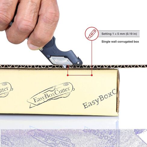Modern Box Cutter for Retail Use - High productivity and unique features with 100% guaranttee (1000 Series, Blue STD) in Saudi Arabia
