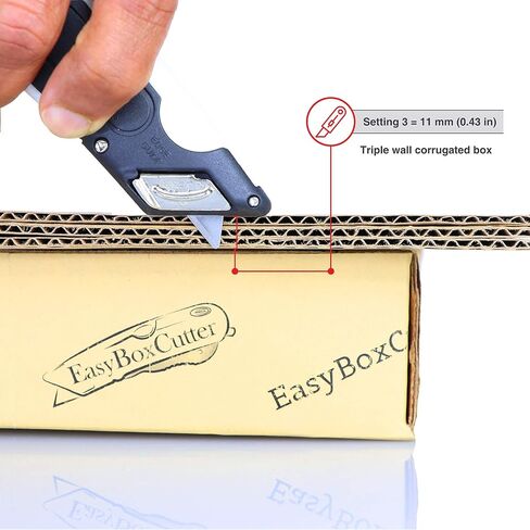 Modern Box Cutter for Retail Use - High productivity and unique features with 100% guaranttee (1000 Series, Blue STD) in Saudi Arabia