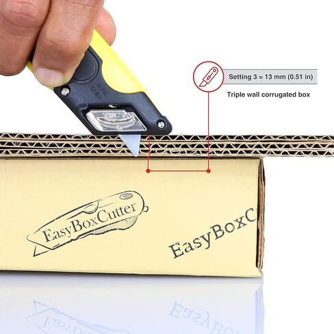 Modern Box Cutter for Retail Use - High productivity and unique features with 100% guaranttee (1000 Series, Blue STD) in Saudi Arabia