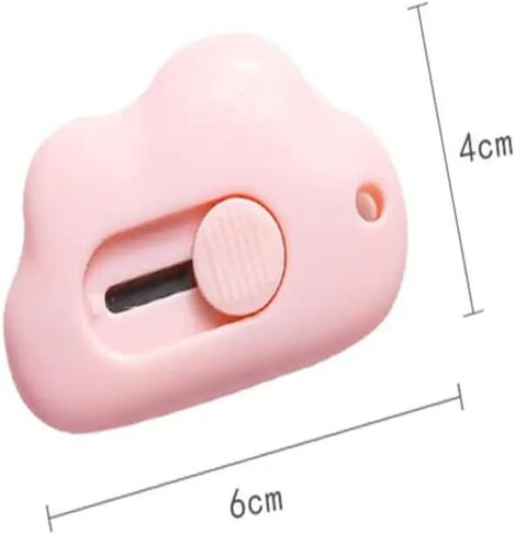 4PCS Mini Cloud Box Cutter, Cute Cloud box Cutter, Cutting Paper Blade Office School Supplies Stationery Gift in Saudi Arabia