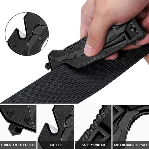 قاطع النوافذ وقاطع حزام الأمان، أداة آلية للهروب في حالات الطوارئ، قدرة على كسر الزجاج ووظيفة موثوقة لقطع حزام الأمان، ضرورية لسلامة كل سيارة in Kuwait