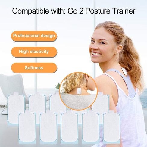 Adhesive Compatible for Posture Correction Device, Anti-Sensitive, Super Stickiness, Non-Stick Residue Design. 10Pack. in Saudi Arabia