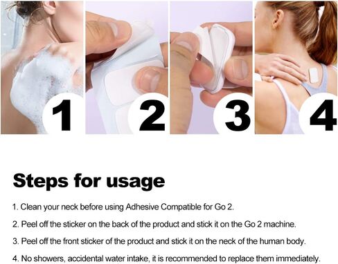 Adhesive Compatible for Posture Correction Device, Anti-Sensitive, Super Stickiness, Non-Stick Residue Design. 10Pack. in Saudi Arabia