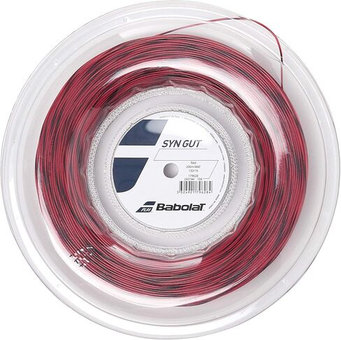 Babolat أمعاء صناعية - أمعاء SYN - خيط تنس - أسود - 1.30 ملم/16 جرام - بكرة 200 متر (660 قدم) in Saudi Arabia
