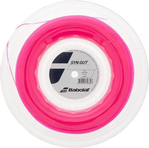 Babolat أمعاء صناعية - أمعاء SYN - خيط تنس - أسود - 1.30 ملم/16 جرام - بكرة 200 متر (660 قدم) in Saudi Arabia
