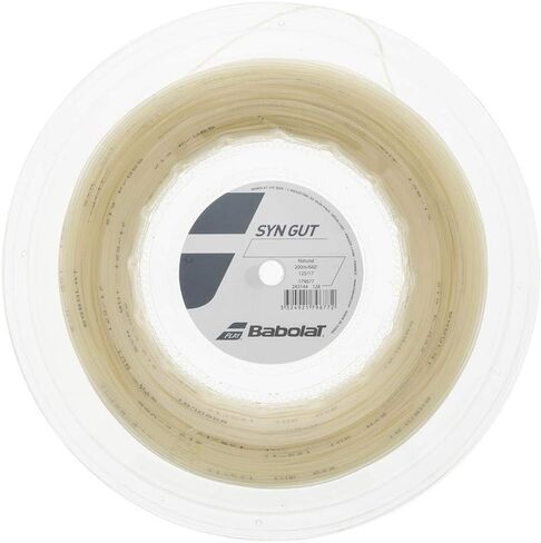 Babolat أمعاء صناعية - أمعاء SYN - خيط تنس - أسود - 1.30 ملم/16 جرام - بكرة 200 متر (660 قدم) in Saudi Arabia