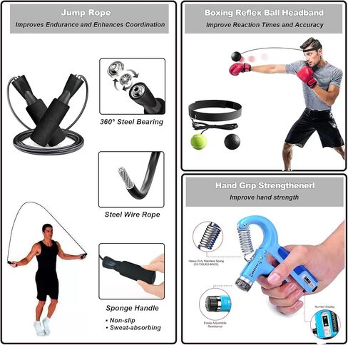 كيس ملاكمة للبالغين، مجموعة أكياس ملاكمة ثقيلة من البولي يوريثان، معدات تدريب الملاكمة (9 في 1) لمجموعة MMA كيك بوكسينغ ملاكمة كاراتيه للتدريب المنزلي في صالة الألعاب الرياضية (غير مملوءة) in Kuwait