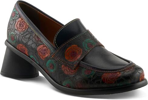 Spring Step L'Artiste Rivoire Women's Floral Loafer - Handpainted Flowers, Artisanal & Comfortable Slip-On Shoes in Saudi Arabia