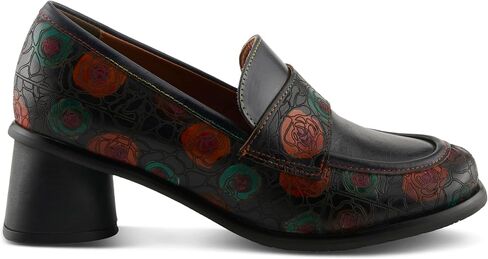 Spring Step L'Artiste Rivoire Women's Floral Loafer - Handpainted Flowers, Artisanal & Comfortable Slip-On Shoes in Saudi Arabia