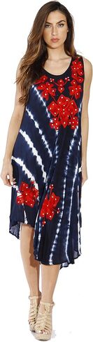 Riviera Sun Plus Size Summer Dresses Swimsuit Cover Up Flag Dresses in Kuwait