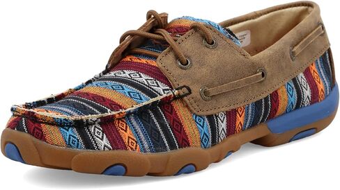 Twisted X Women's Boat Shoe Driving Moc, Dust, 7(M) in Saudi Arabia