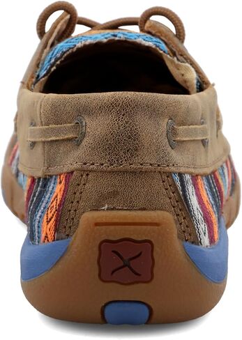 Twisted X Women's Boat Shoe Driving Moc, Dust, 7(M) in Saudi Arabia