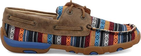 Twisted X Women's Boat Shoe Driving Moc, Dust, 7(M) in Saudi Arabia