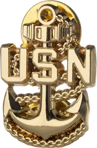 United States Navy USN CPO Chief Petty Officer 1" Lapel Pin in Saudi Arabia