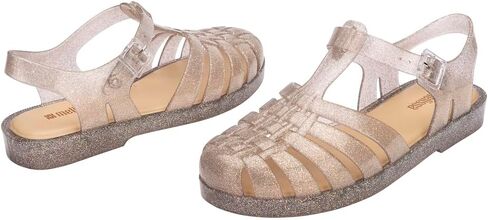 صندل جيلي بوسيشن للنساء من ميليسا - حذاء جيلي الأصلي، صندل صياد السمك بحزام قابل للتعديل وإبزيم جانبي in Kuwait