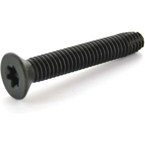 5/16-18 x 3 Flat Head Floorboard Thread Cutting Screws, Type F, (Star - Six Lobe Drive), Black Phosphate Finish, Countersunk, T-40 Drive (Carton: 100pcs) Alloy Steel