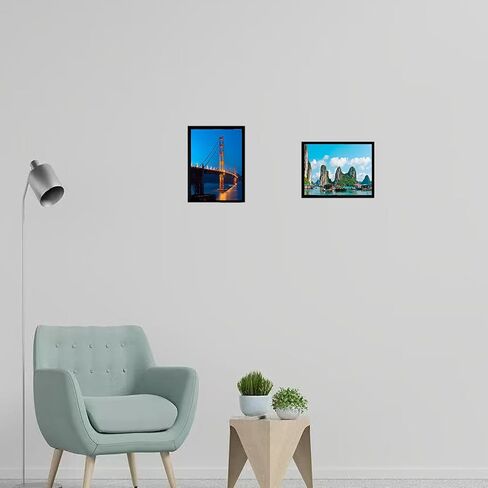 LUCKYLIFE 5x7 Picture Frame, Black Picture Frames for Wall and Tabletop, Pack of 1 in Saudi Arabia