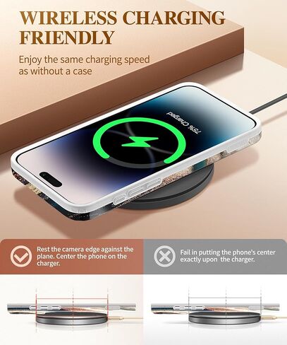 حافظة GVIEWIN رخام لهاتف iPhone 15، مع واقي شاشة وواقي عدسة الكاميرا، [حماية من السقوط بدرجة عسكرية 10 أقدام] غطاء هاتف نحيف من مادة TPU للنساء لهاتف iPhone 15 6.1 بوصة 2023 (ساكورا متدفق/وردي) in Kuwait