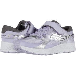Saucony Velocer A/C (Little Kid/Big Kid) Grey/Black/Blue 12 Little Kid M