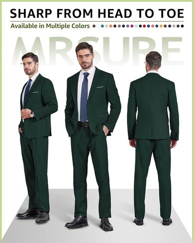 MrSure Men's Blazer Slim Fit One Button Suit Jacket, Casual Lightweight Sport Coats for Daily in Saudi Arabia