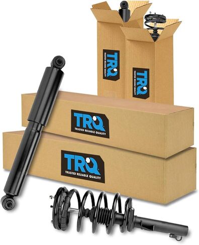 TRQ 4 Piece Front & Rear Shock Absorber w/Strut Assembly Kit for 2012-2015 Honda Civic 4-door sedan in Kuwait