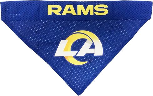 Pets First NFL KANSAS CITY CHIEFS REVERSIBLE BANDANA Size XX-Large for Dogs & Cats. 2 Sided Sports Bandana, Premium Embroidery Team Logo, Many NFL Teams Available in Saudi Arabia