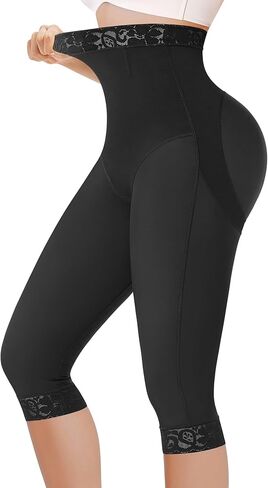 MERYOSZ Shapewear Tummy Control Shorts Body Shaper High Waisted Butt Lifting Panties Thigh Slimmer Capri Girdles in Saudi Arabia