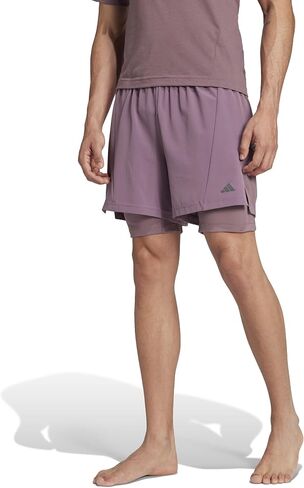 adidas Men's Designed for Training Yoga Two-in-one Short in Saudi Arabia