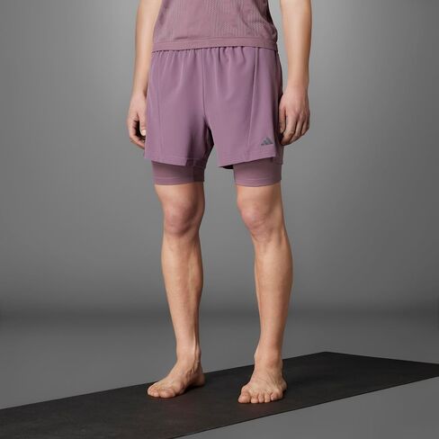 adidas Men's Designed for Training Yoga Two-in-one Short in Saudi Arabia