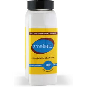 SMELLEZE Urine Absorbent Powder & Poo Gel | Odor Eliminator for Strong Odor | Solidifier & Deodorizer for Portable Toilets, Urinals, Pet Potty, Bedside Commodes| Absorbs Liquids in Minutes | 2 lb.