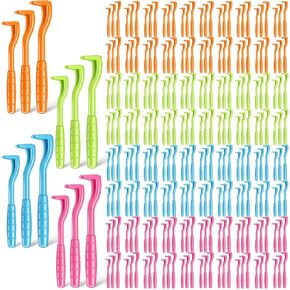 jolirey 180 PCS Trick Remover Tool for Dogs and Cats Trick Detive Twister Twister for Head and Body ، 3 أحجام (زرقاء ، أخضر ، برتقالي ، أحمر روز)