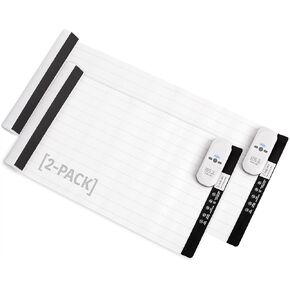 SVD.PET (2-Pack Pet Training Mat with Tester, Pet Shock Pad, Dogs & Cats Electronic Repellent mat for Indoor, 3 Training Modes, 5 Levels, Pet Safe Mode (White controler 60" X 12")